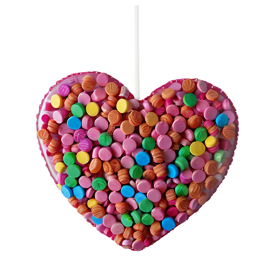 Festive Candy Heart Png 82