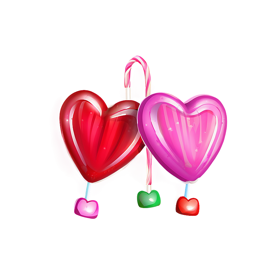 Festive Candy Hearts Png Itm