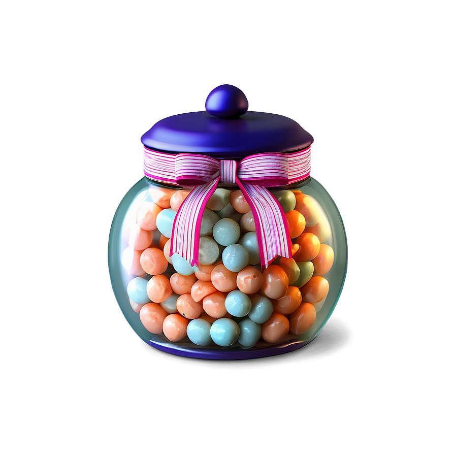 Festive Candy Jar Png Voa