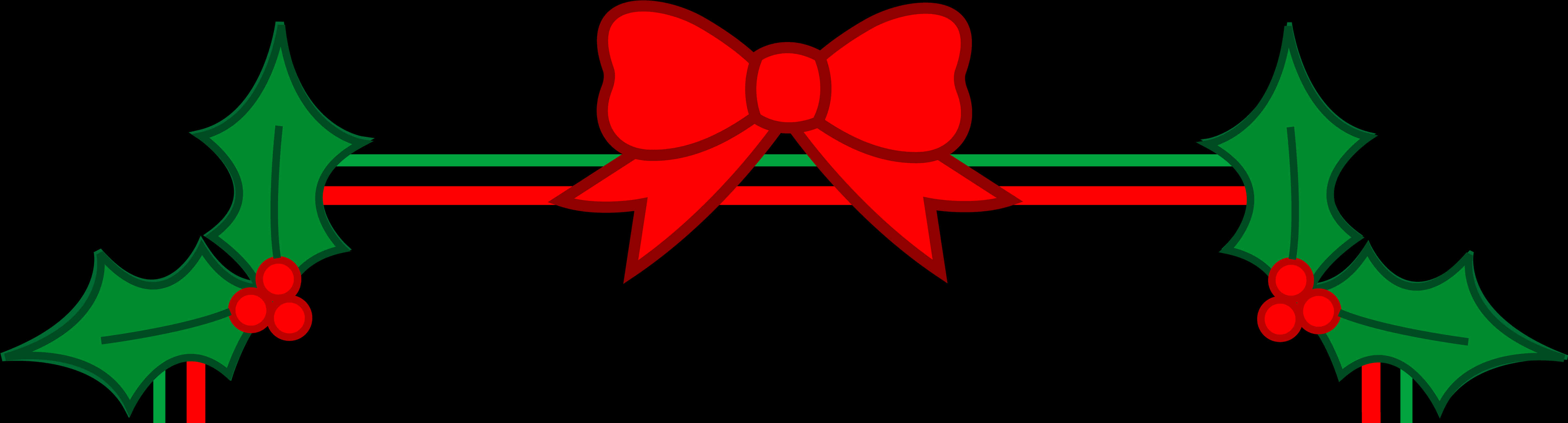 Festive Christmas Border Design PNG image with a transparent background, free high-resolution download