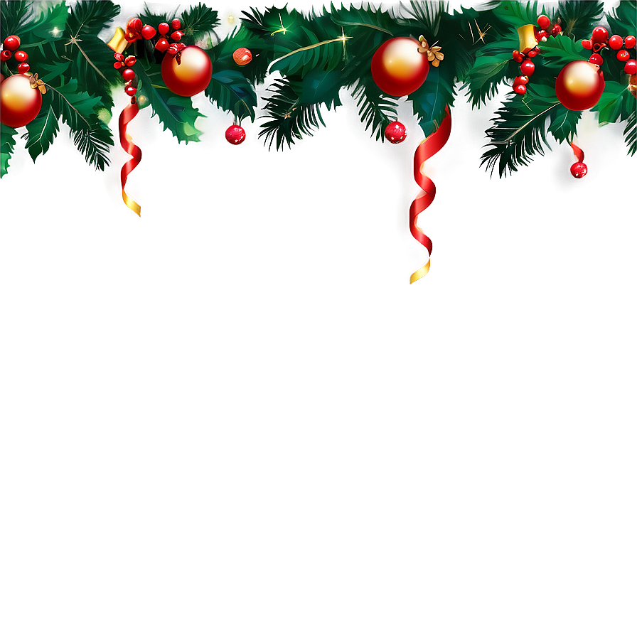 Festive Christmas Border PNG sex80 PNG image with a transparent background, free high-resolution download
