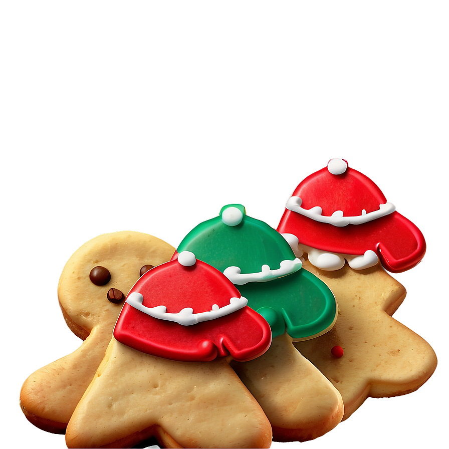 Festive Christmas Cookie Decoration Png Isl