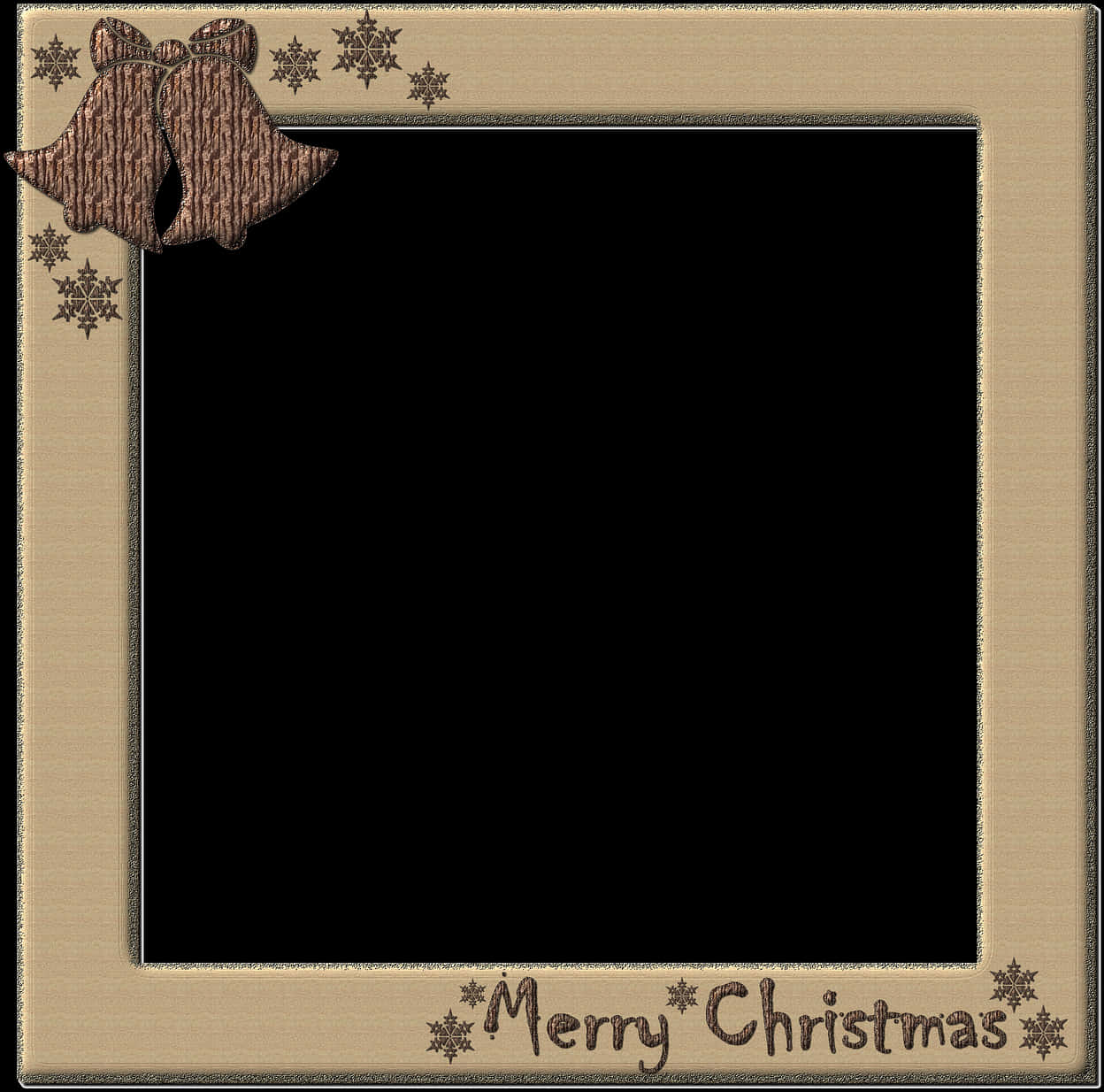 Festive Christmas Framewith Bow PNG image with a transparent background, free high-resolution download