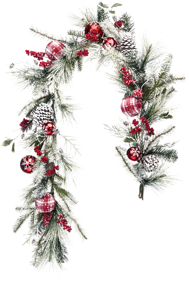 Festive Christmas Garland Decoration.png