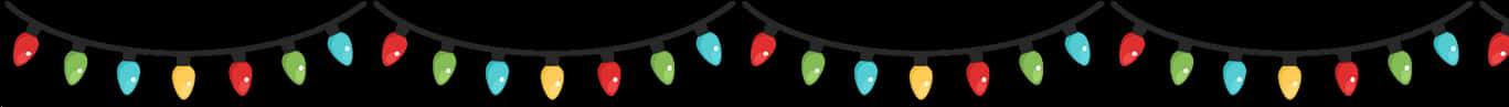 Festive Christmas Lights Banner