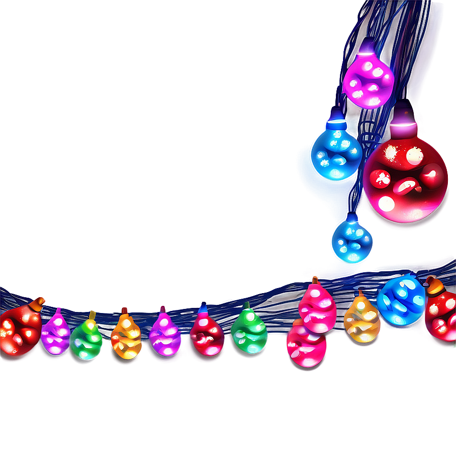 Festive Christmas Lights PNG ody PNG with transparent background