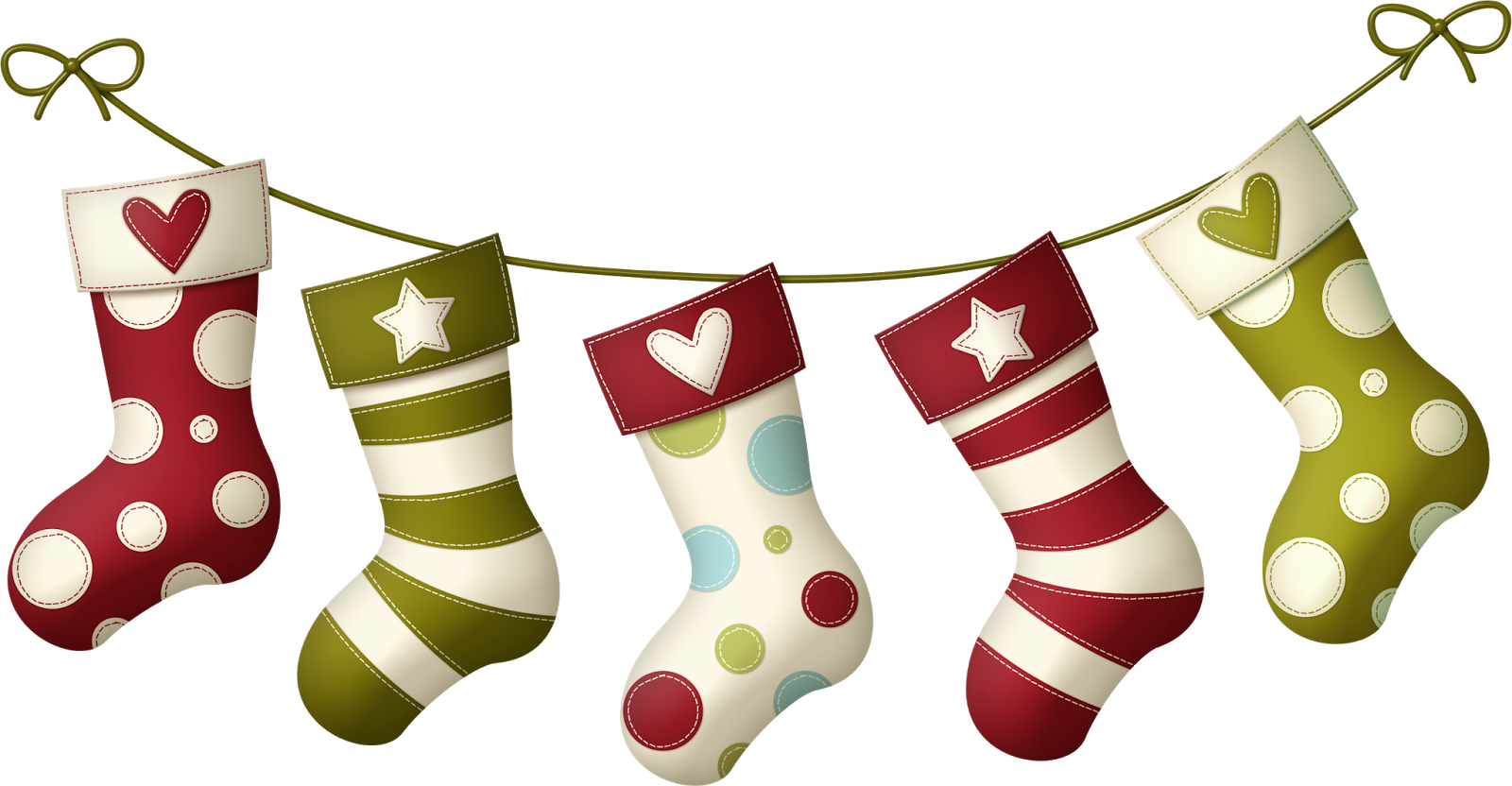 Festive Christmas Stockings Banner