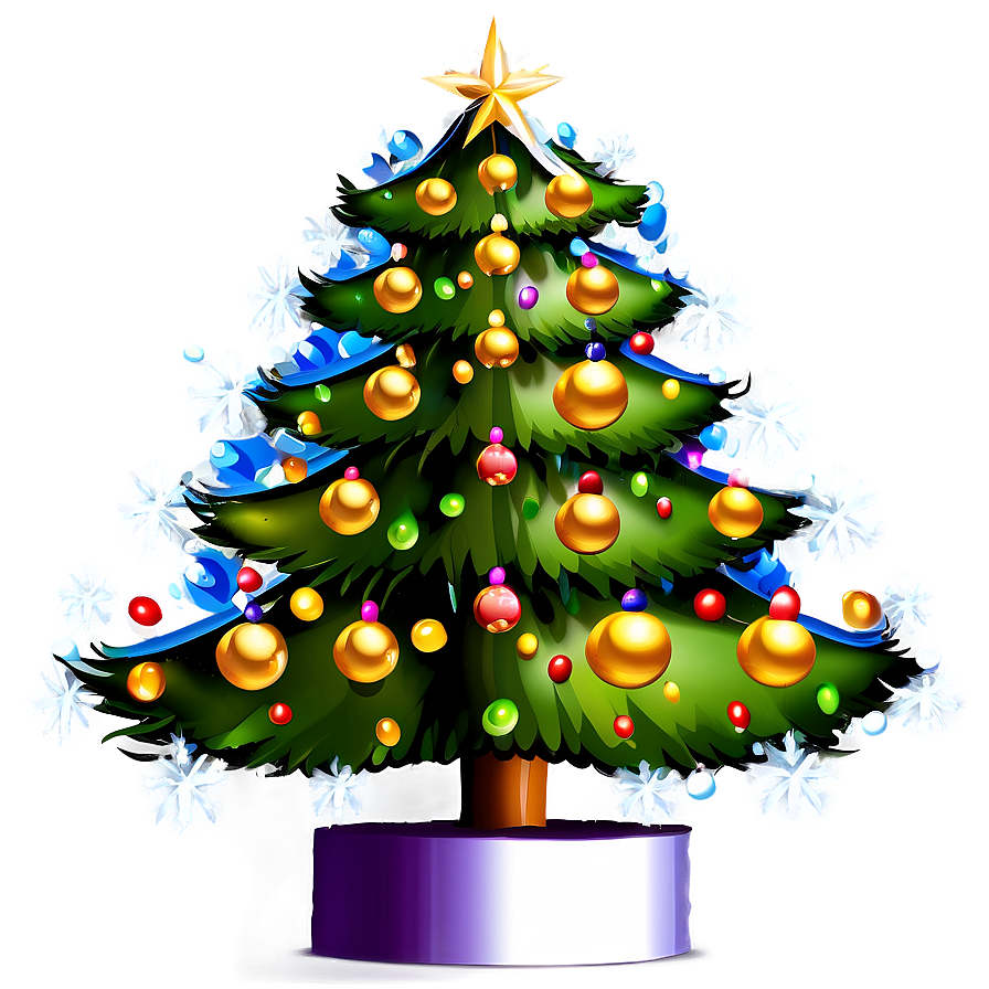 Festive Christmas Tree PNG 04292024 PNG with transparent background