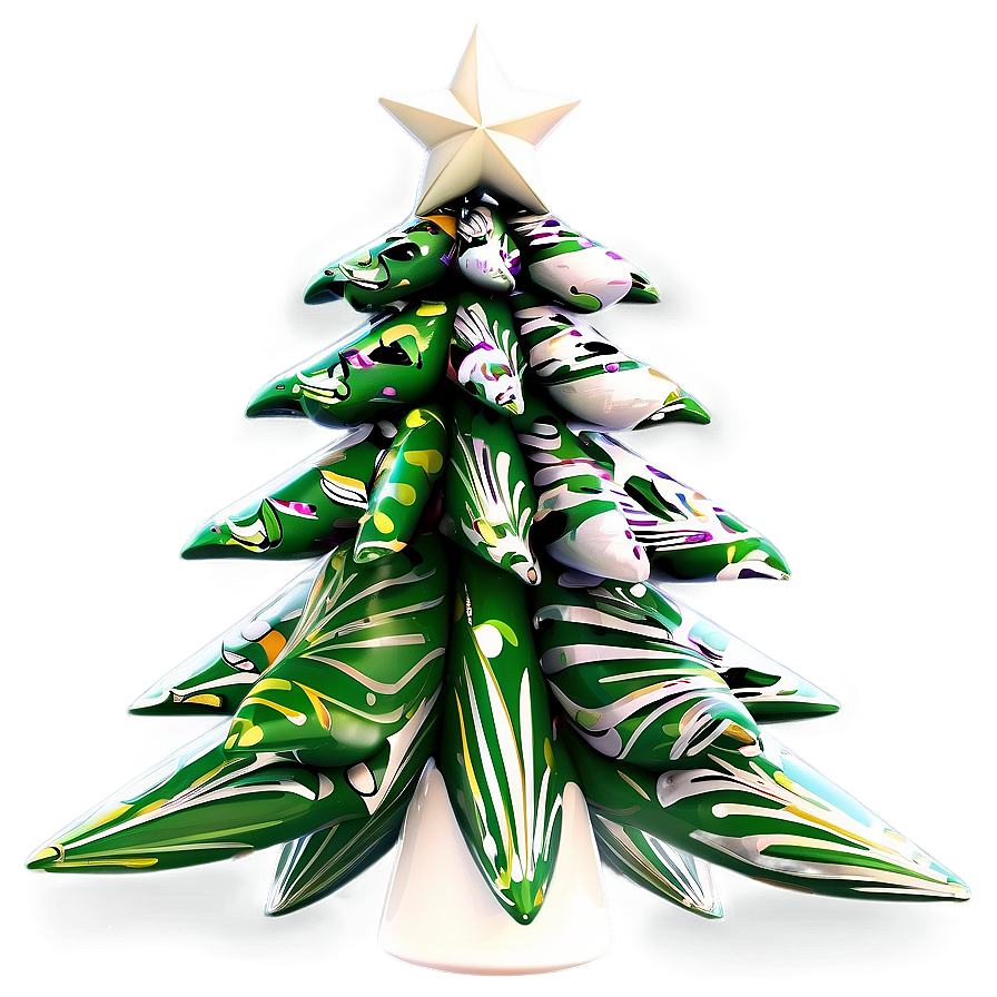 Festive Christmas Tree PNG dua PNG with transparent background