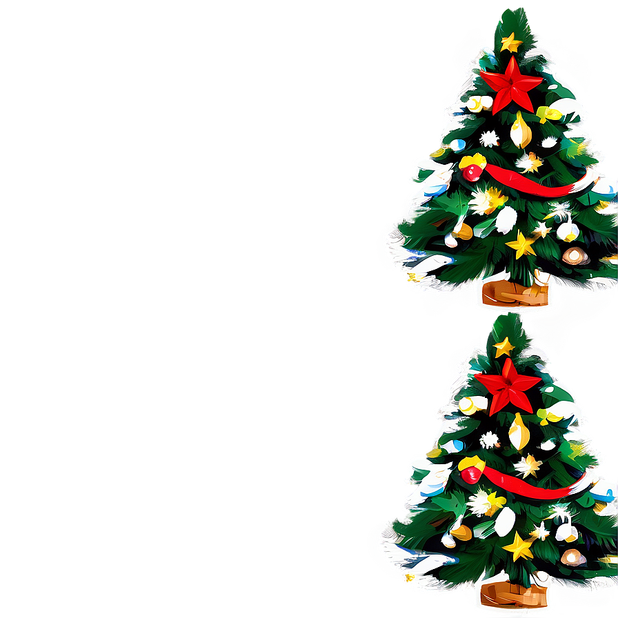 Festive Christmas Tree Transparent Png Xuw