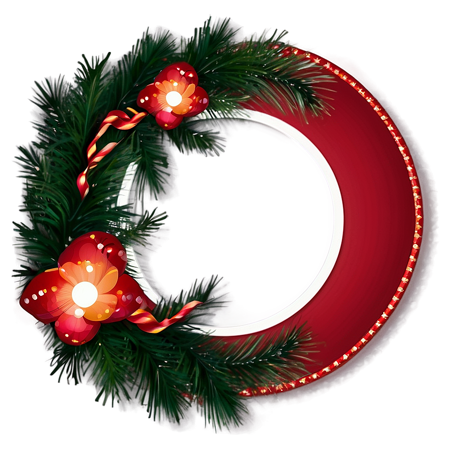 Festive Circle Frame Png Jnw