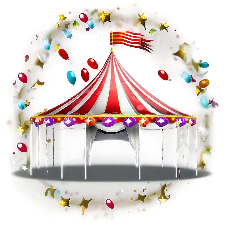 Festive Circus Marquee Tent Png 06132024