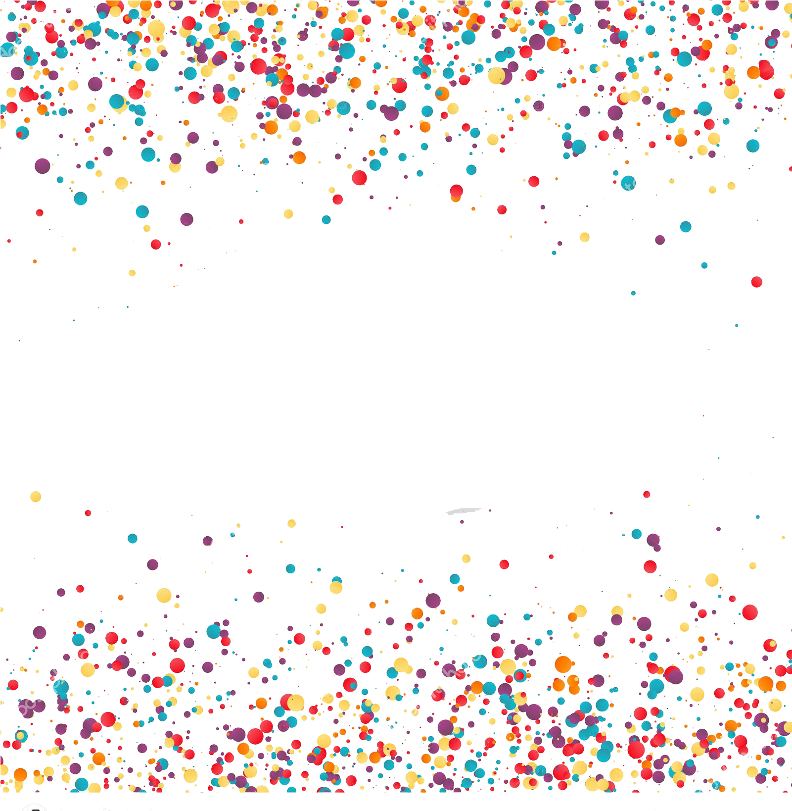 Festive Confetti Celebration Background