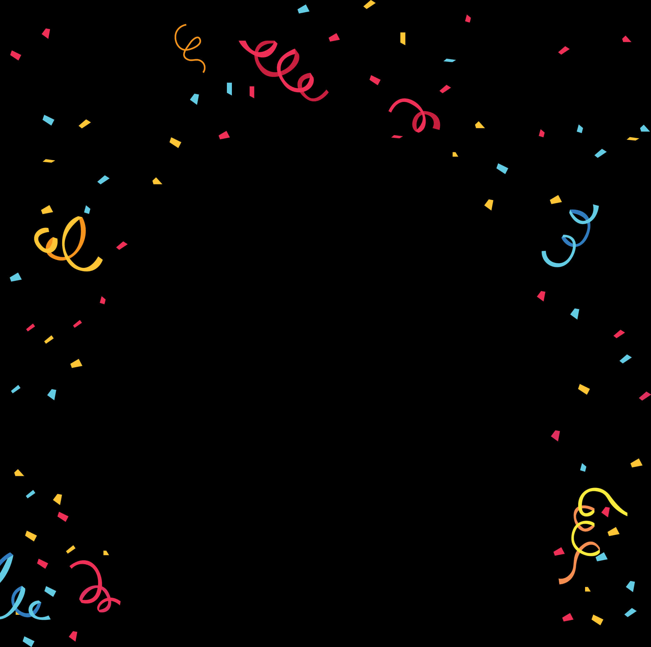 Festive Confetti Celebration Background