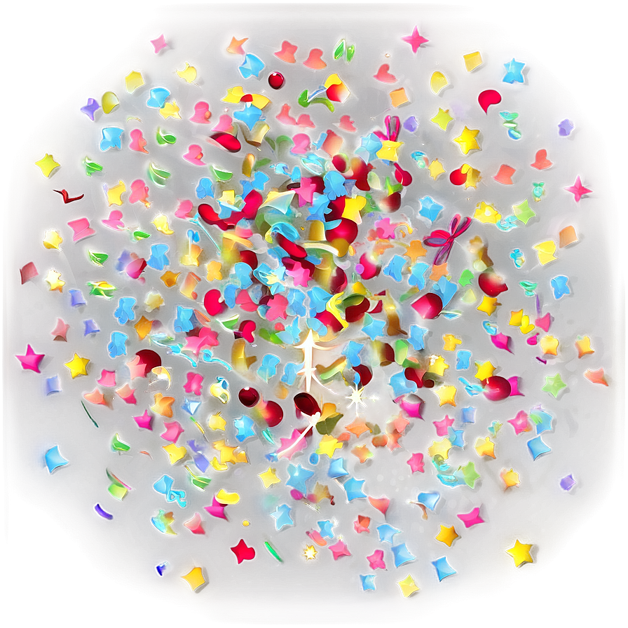 Festive Confetti PNG 40 PNG with transparent background