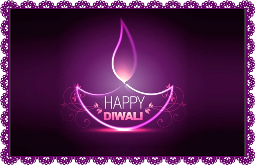 Festive Diwali Greeting Card PNG with transparent background