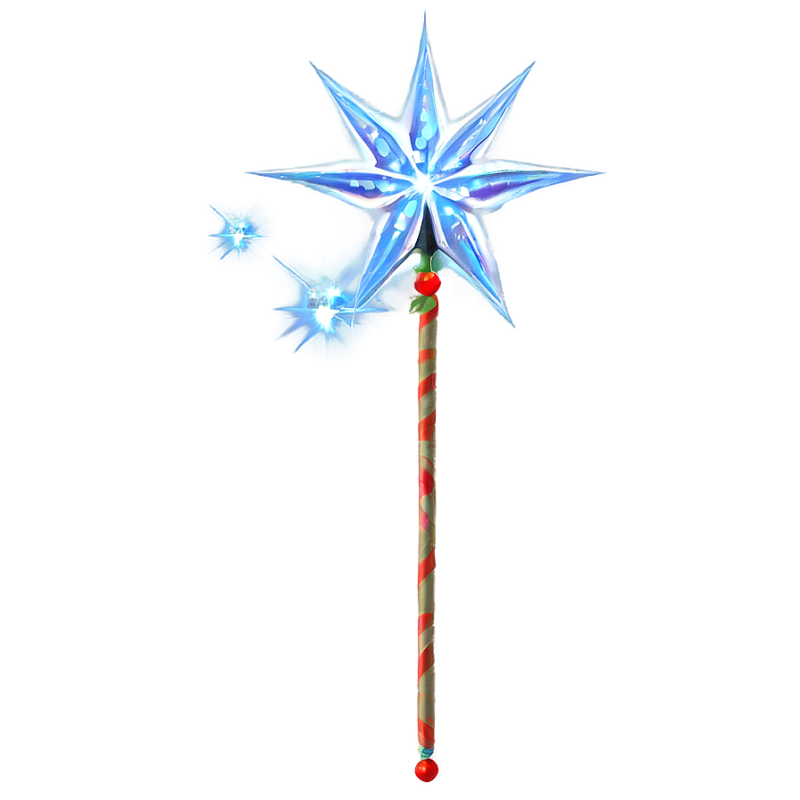 Festive Fairy Wand Png 28