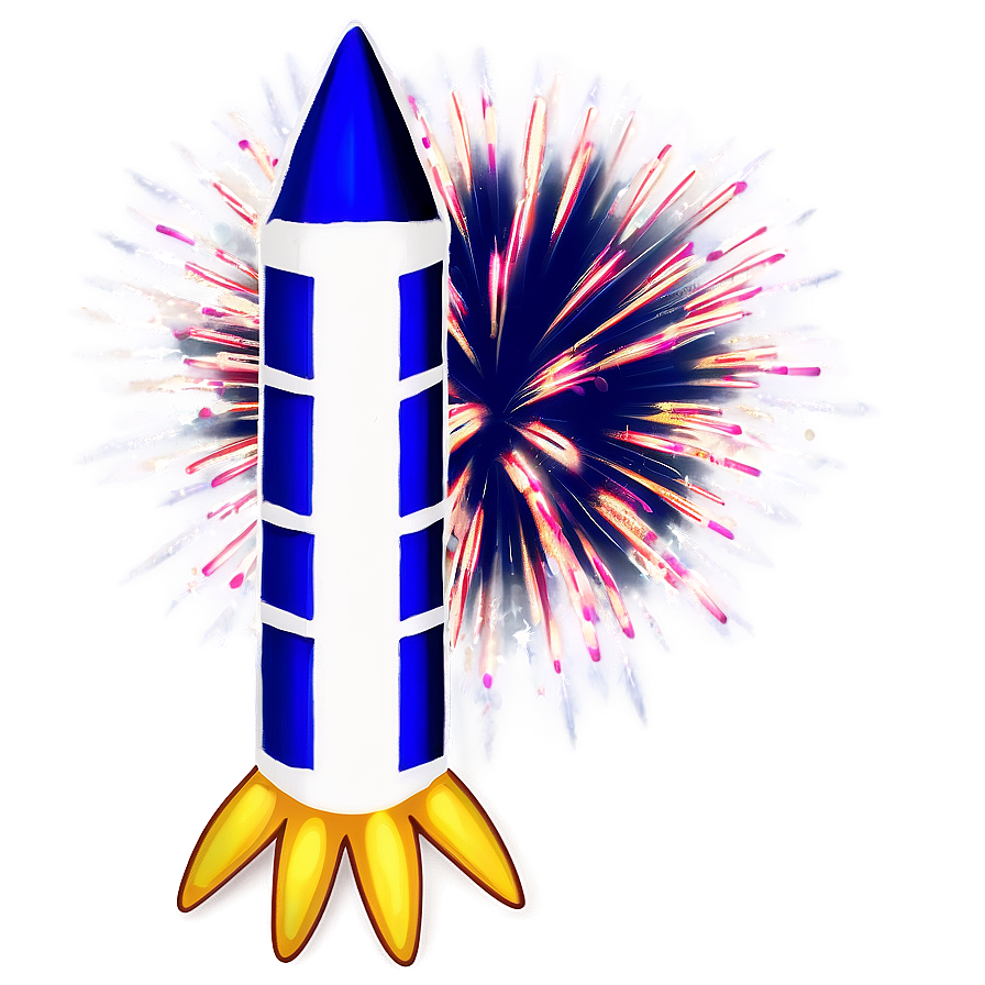 Festive Firework Rocket PNG 06212024 PNG image with a transparent background, free high-resolution download