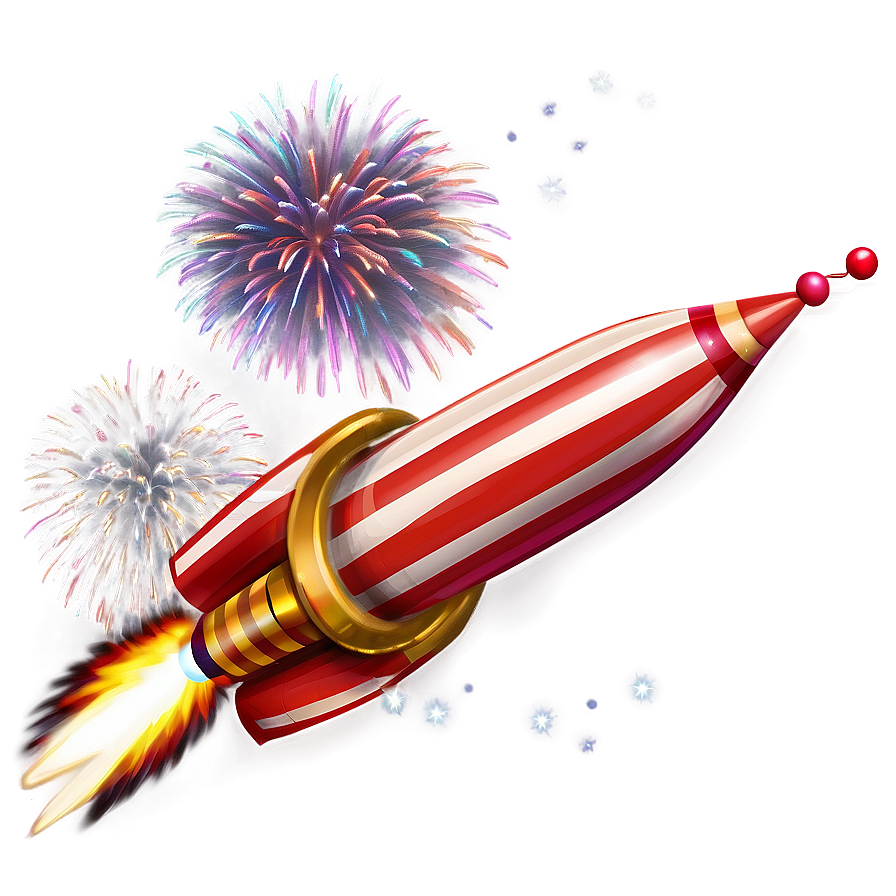 Festive Firework Rocket PNG dvs PNG image with a transparent background, free high-resolution download