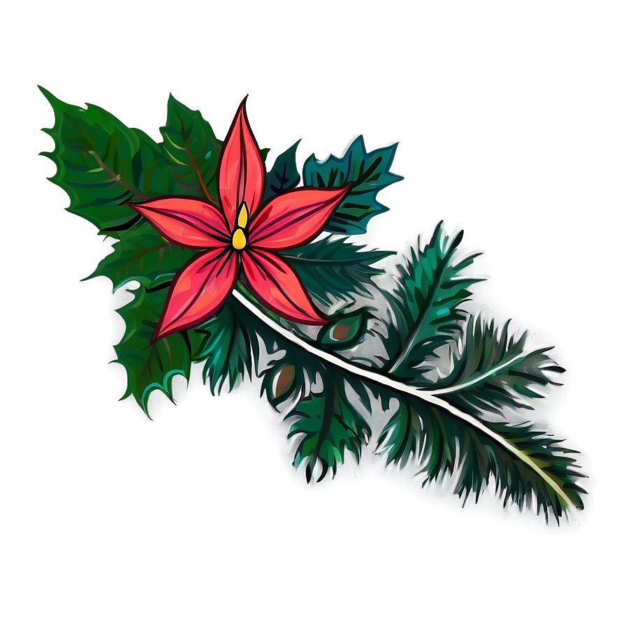 Festive Flower Outline Png 05252024