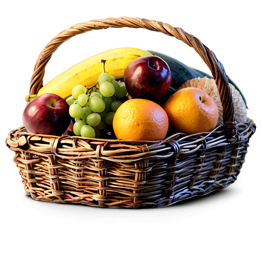 Festive Fruit Basket Png Fxg26