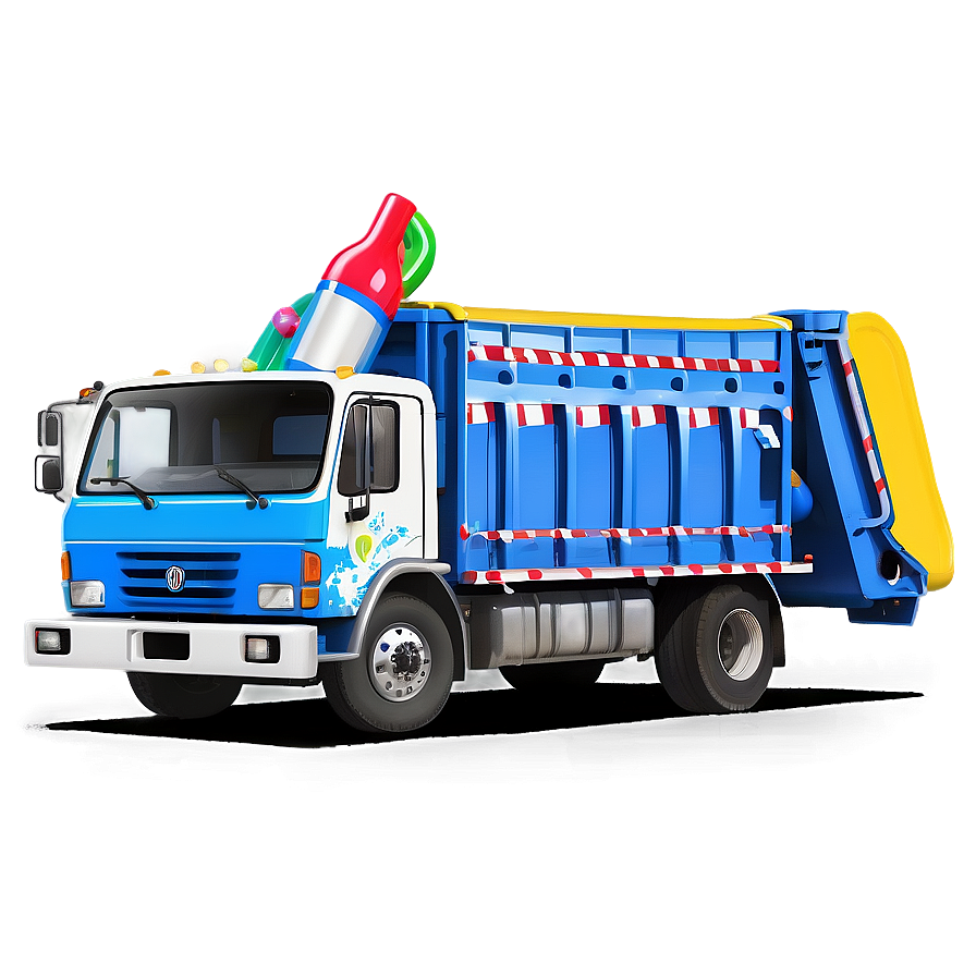 Festive Garbage Truck Png Wqr59