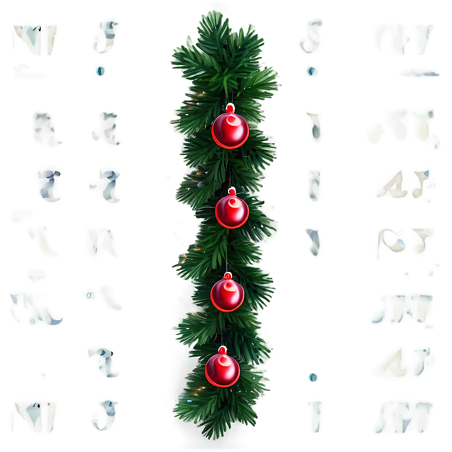 Festive Garland Png 05212024