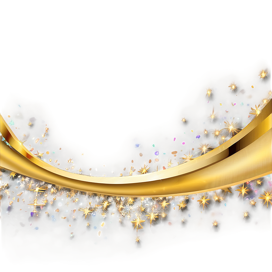 Festive Glitter Line Decoration Png Gai