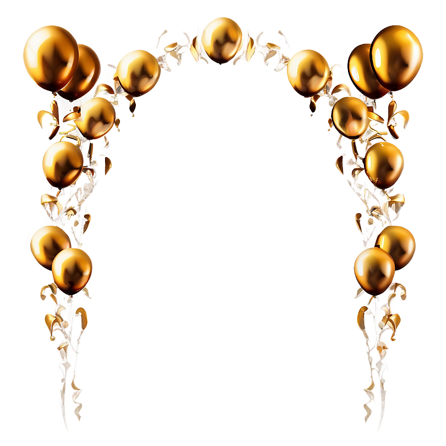 Festive Gold Balloon PNG woo PNG image with a transparent background, free high-resolution download