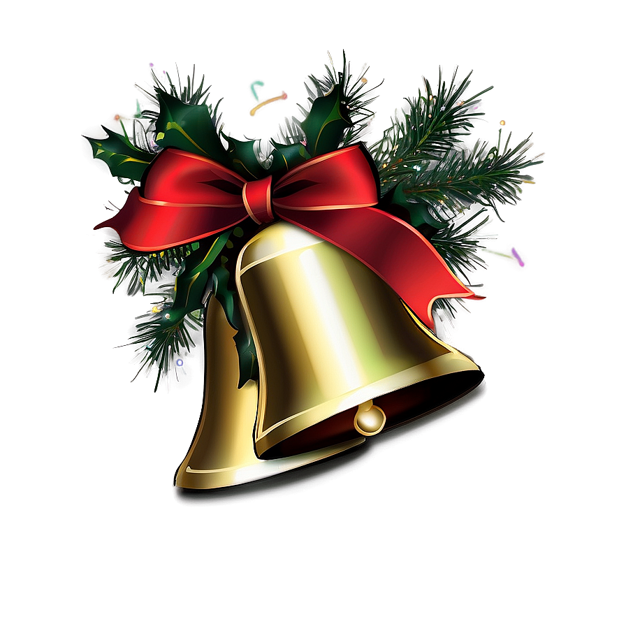 Festive Holiday Bells Png 41