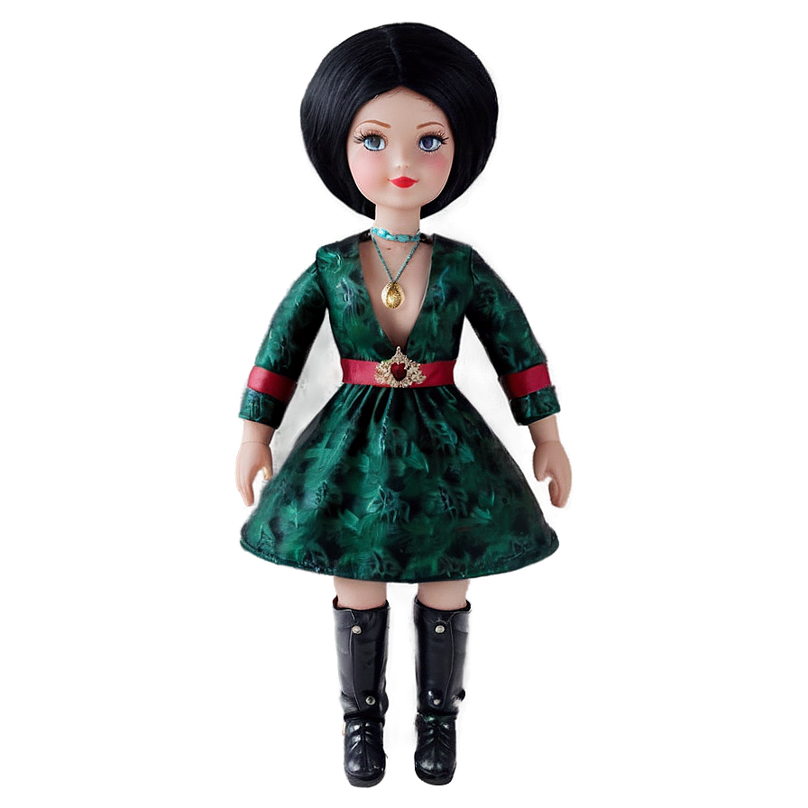 Festive Holiday Doll Png 70