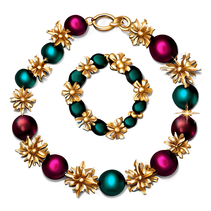 Festive Holiday Jewelry Png 06112024