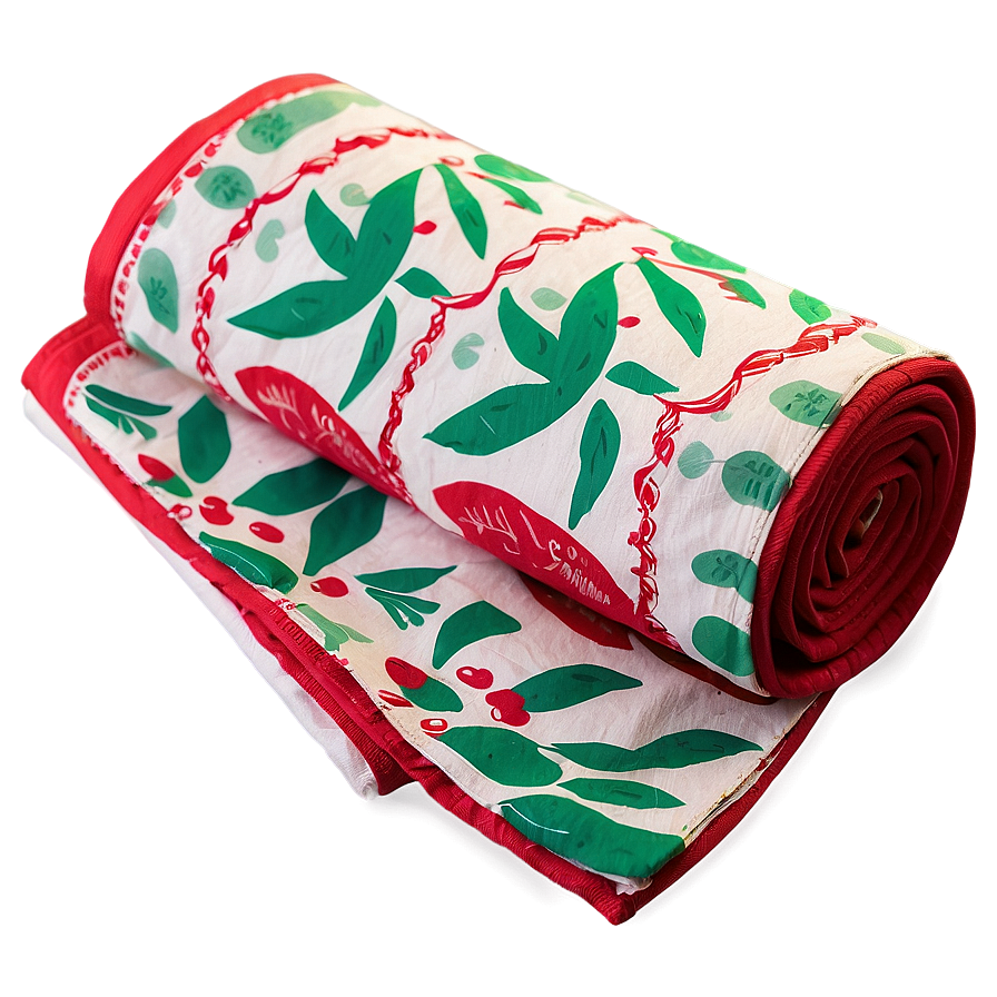 Festive Holiday Napkin Png 32