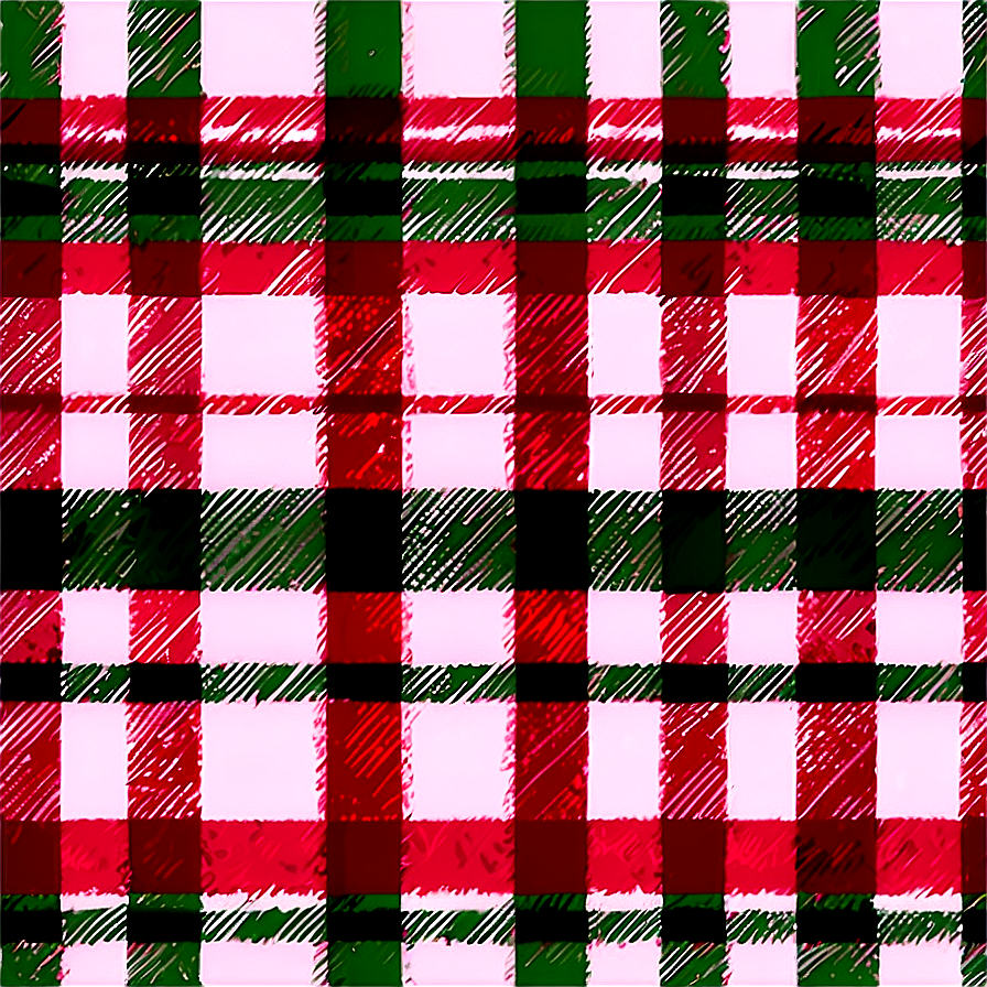 Festive Holiday Plaid Png 26