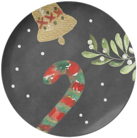 Festive Holiday Plate Design