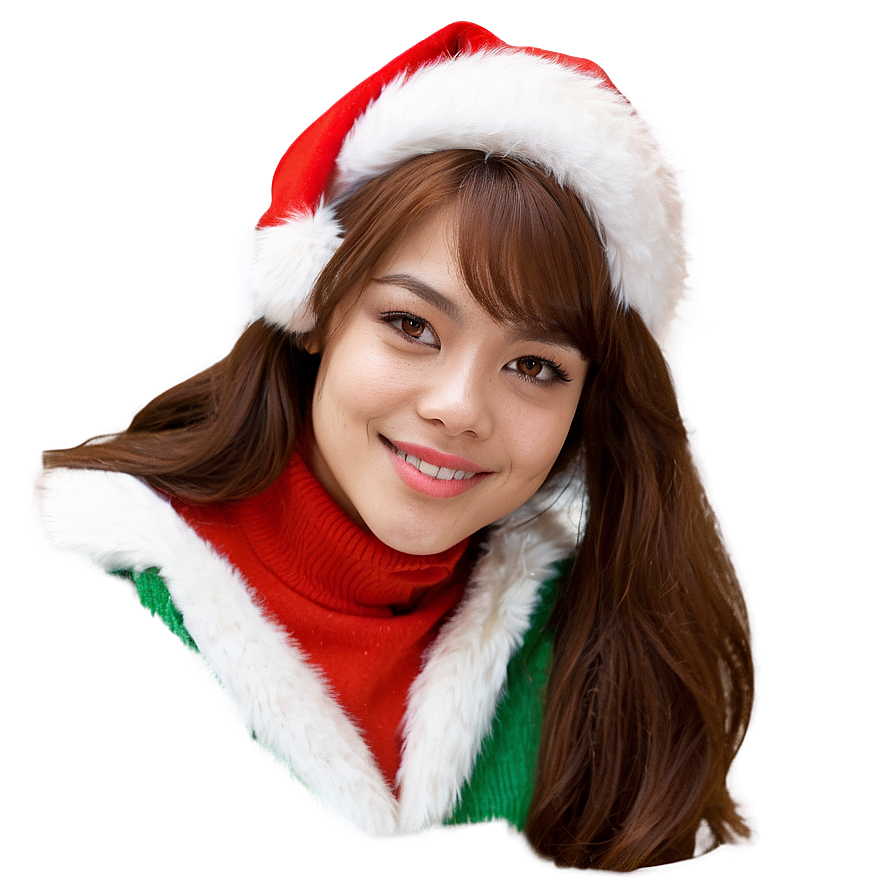 Festive Holiday Theme Portrait Png Csk99