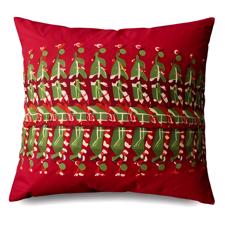 Festive Holiday Throw Pillow Png Bdd