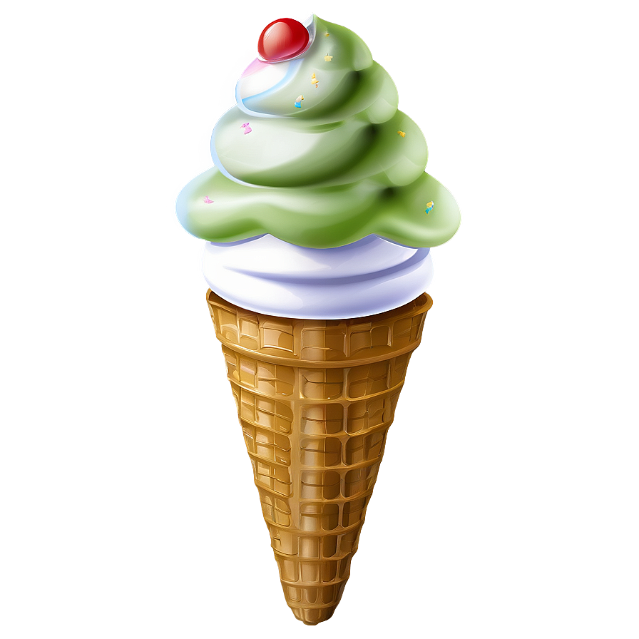 Festive Ice Cream Cone Png Gxc72