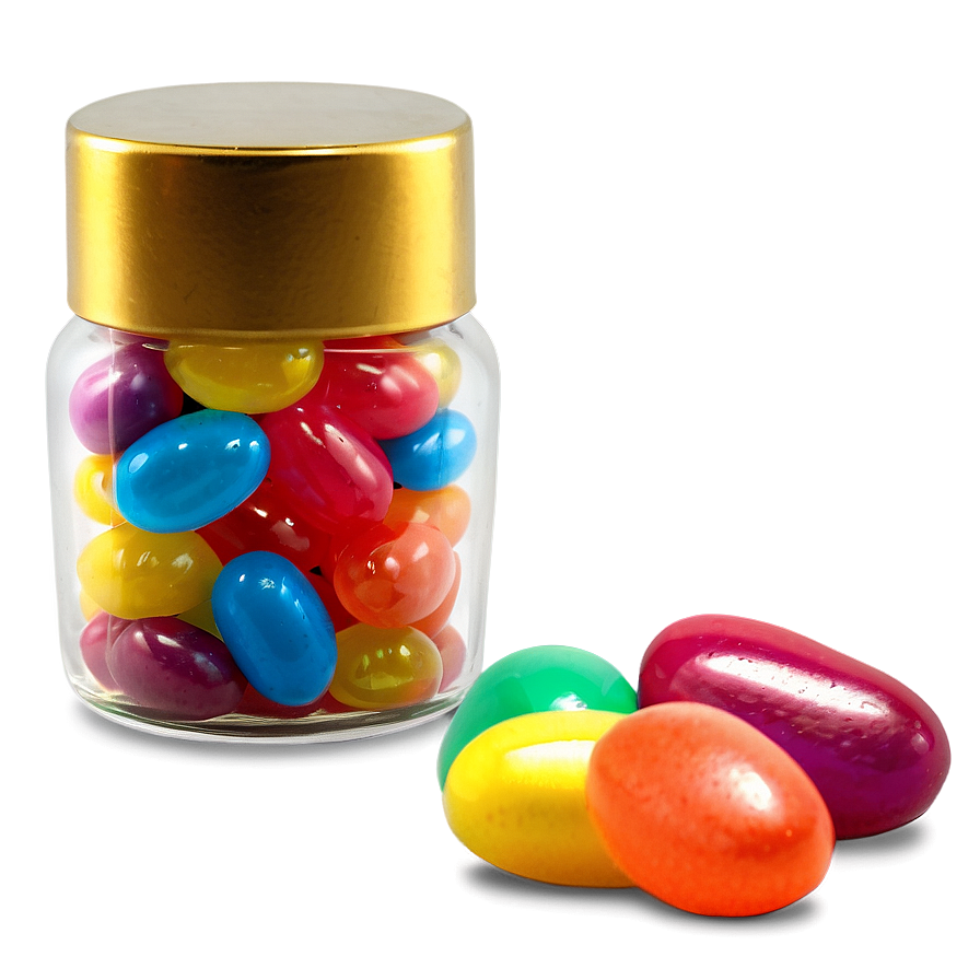 Festive Jelly Beans Png 06292024