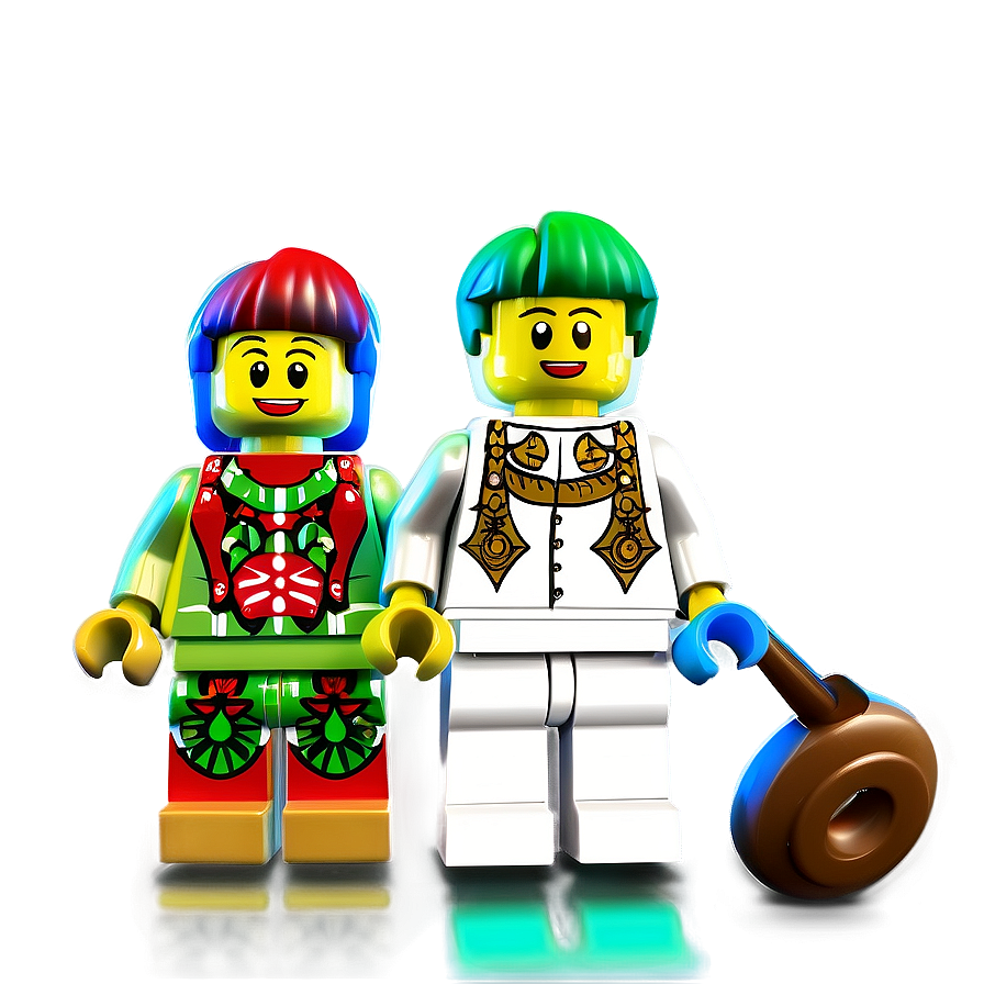 Festive Lego Minifigures Png 06262024