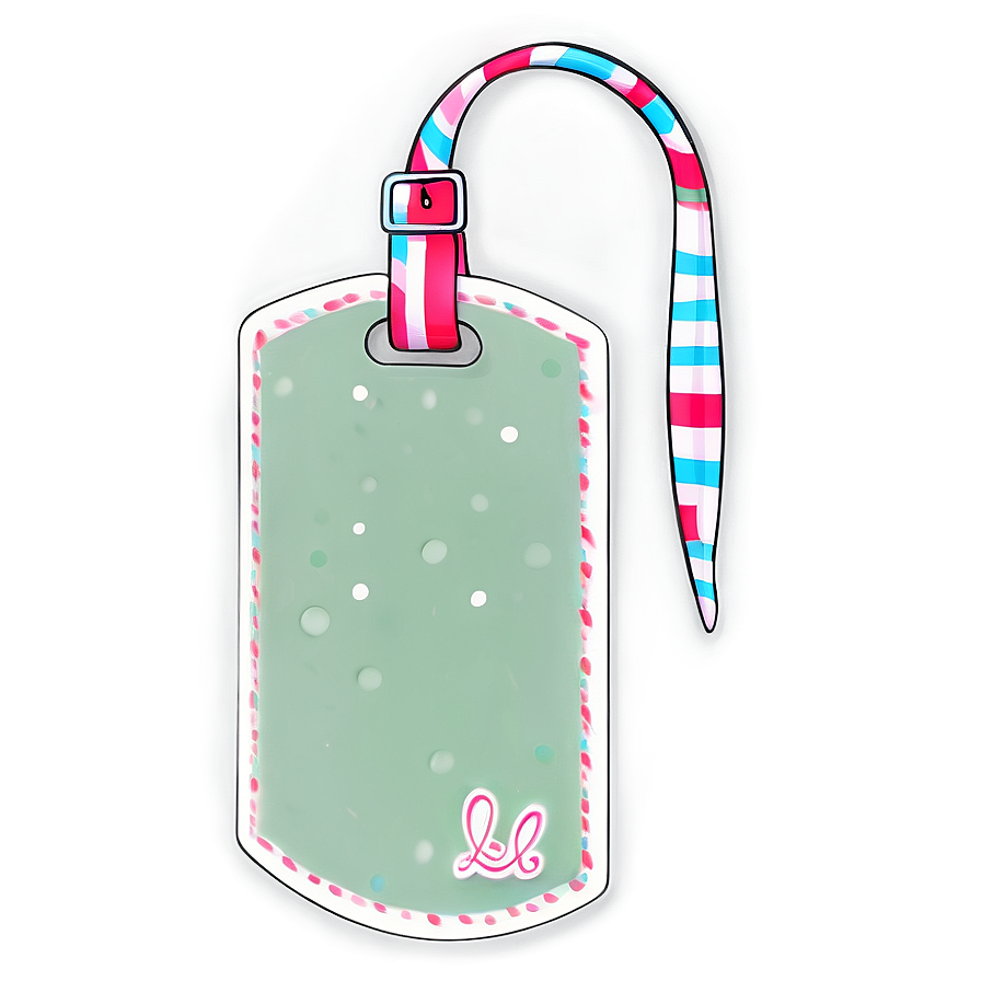 Festive Luggage Tag Png 06292024