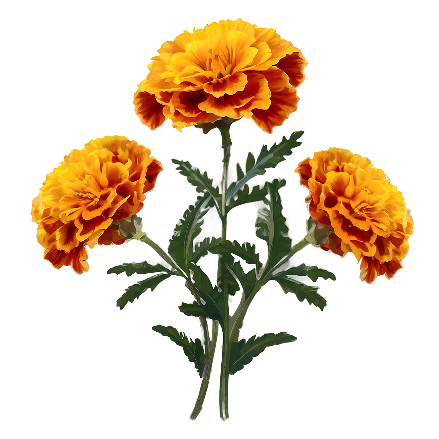 Festive Marigolds Png 06132024