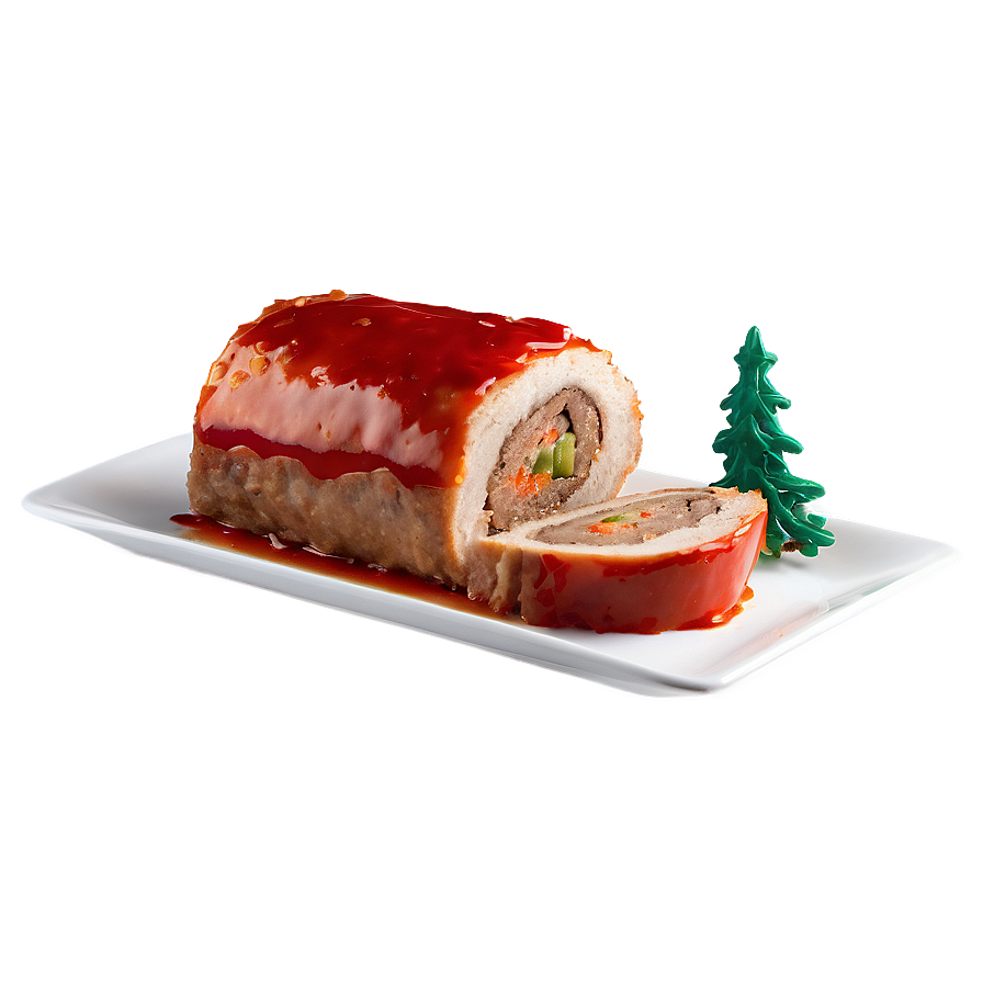 Festive Meatloaf Roll PNG 06272024 PNG with transparent background