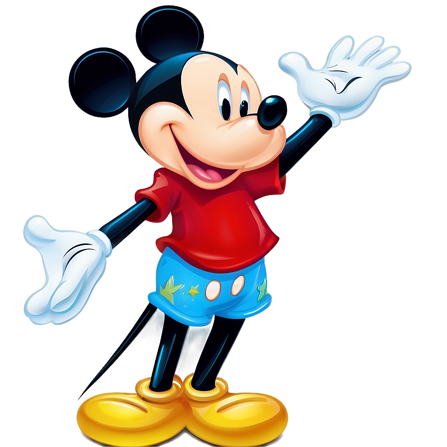 Festive Mickey Mouse Clipart PNG aou85 PNG with transparent background