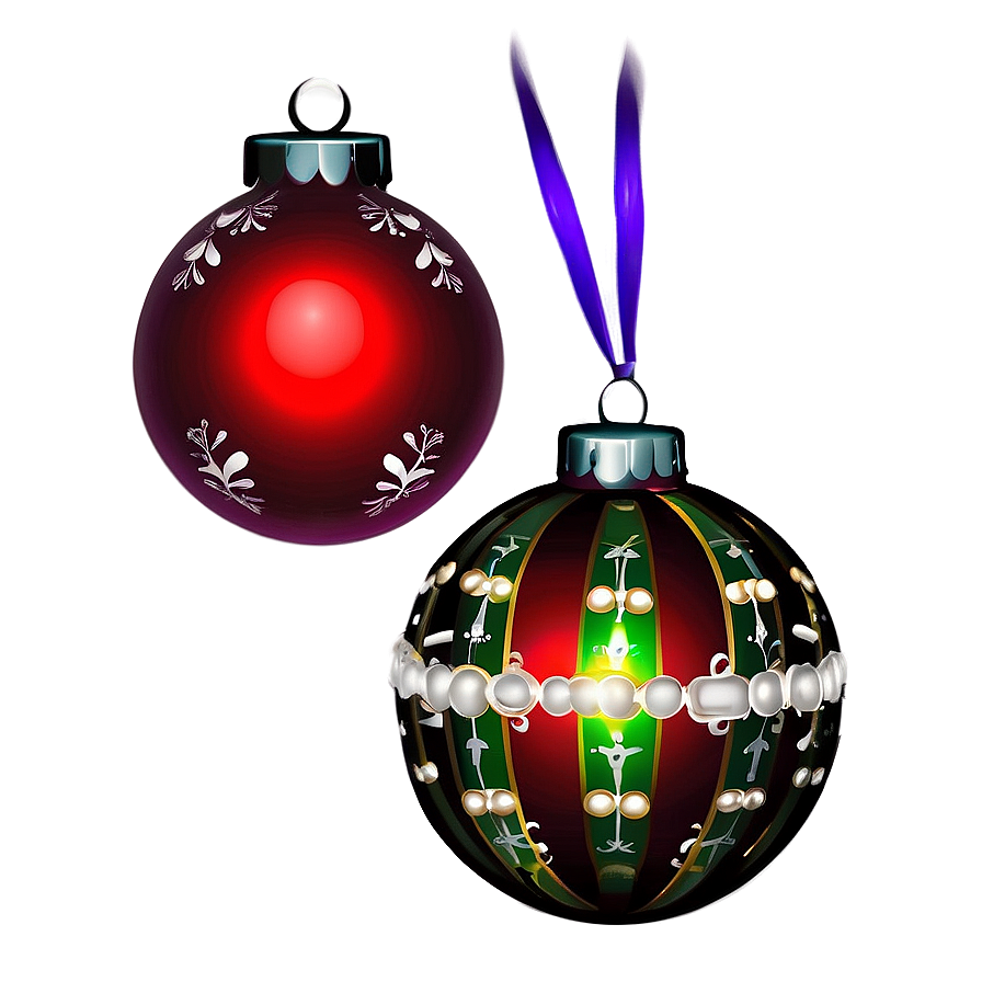 Festive Ornaments Png 5