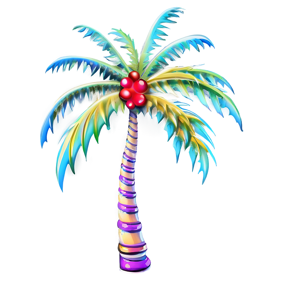 Festive Palm Tree Png 79