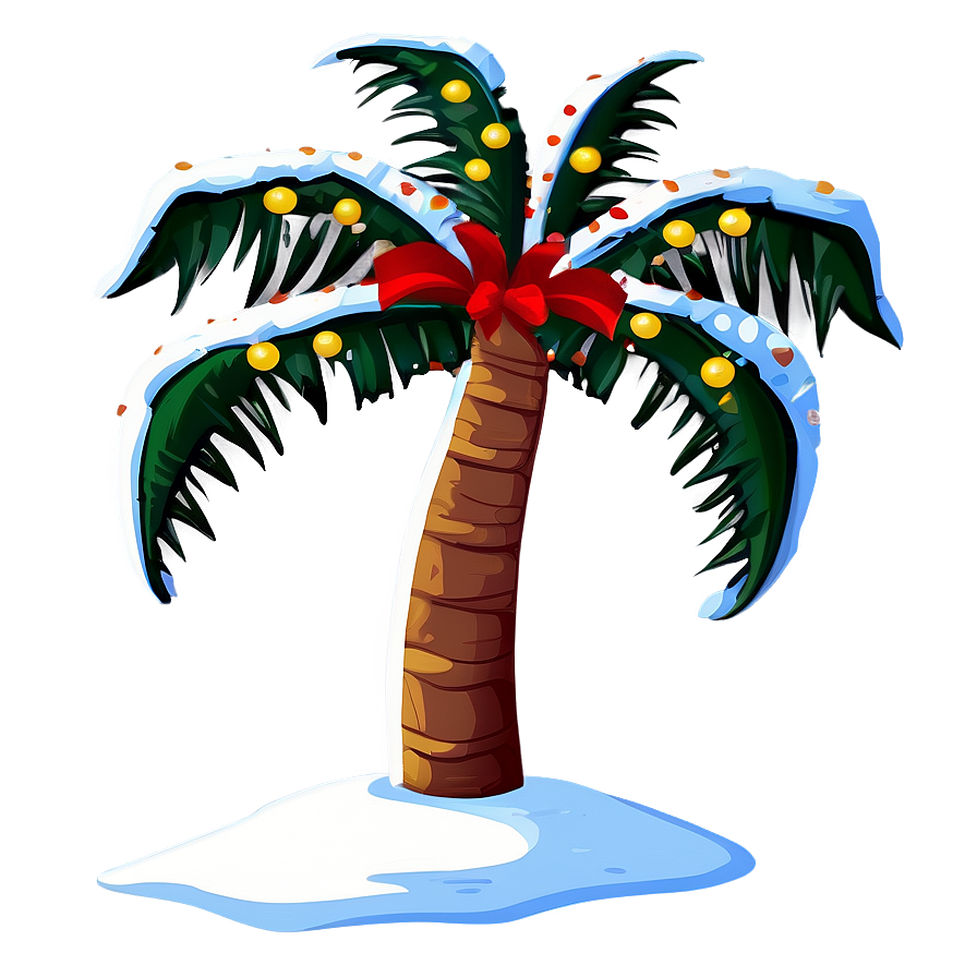 Festive Palm Trees Png 05042024