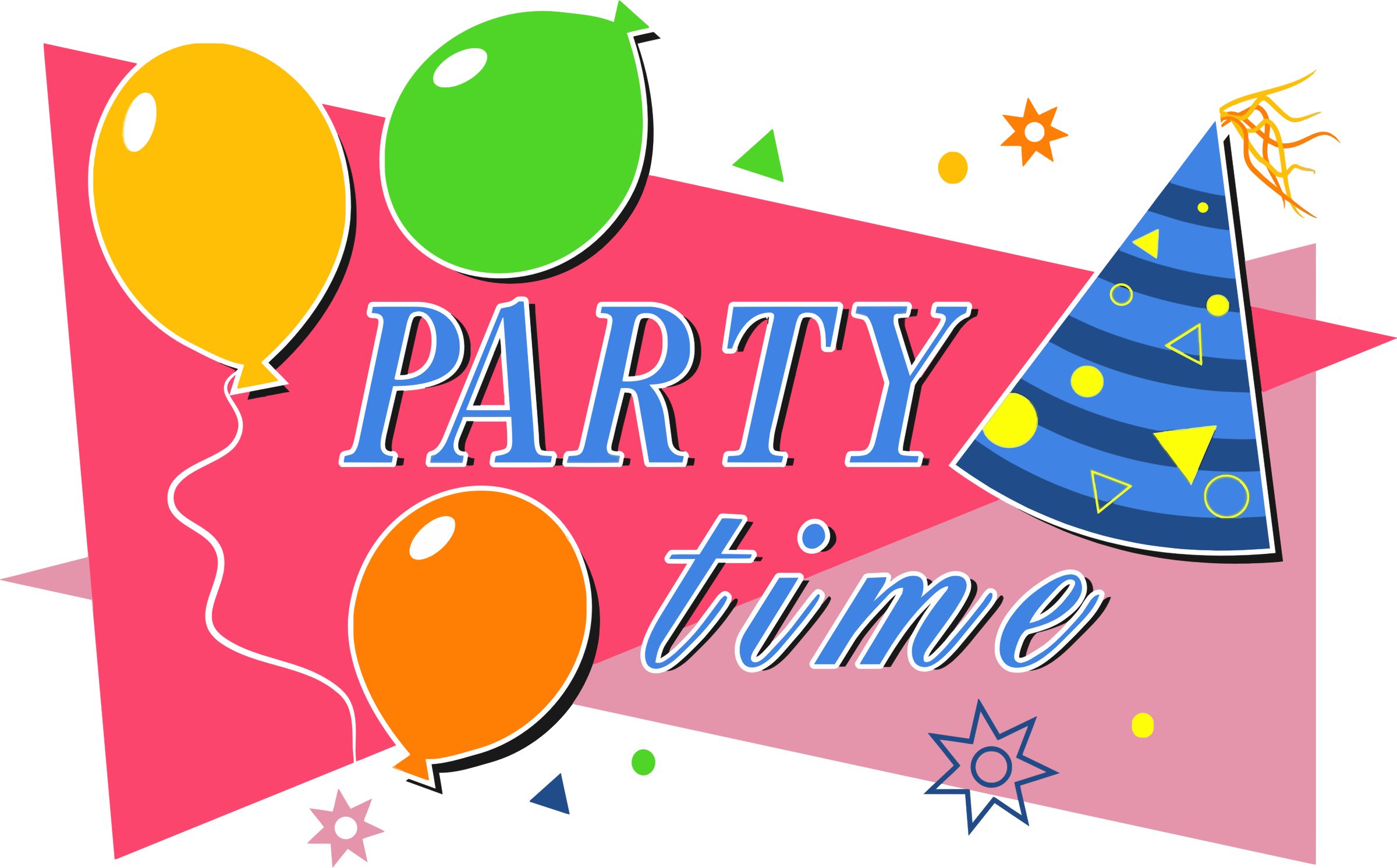 Party Time Clip Arts - Party Time Clipart, HD Png Download PNG with transparent background