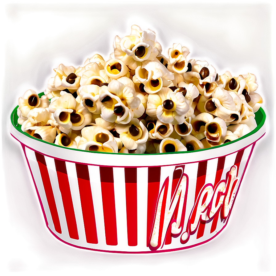 Festive Popcorn Png 45