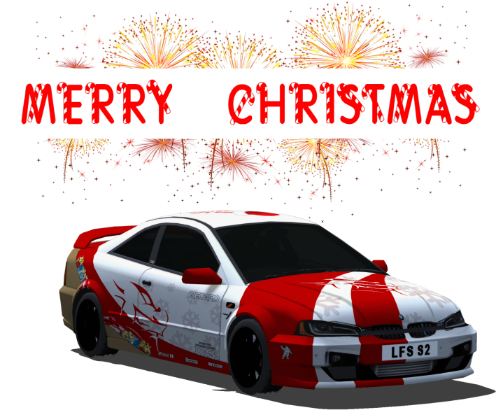 Festive Rally Car Celebration